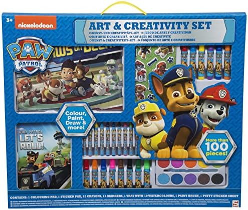 Taldec – Colouring Set 100 Pieces Pat Patrol, pwp-4384