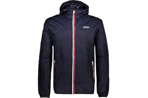 CMP Kurtka przeciwdeszczowa Mężczyźni Regenjacke mit Karomuster und fester Kapuze