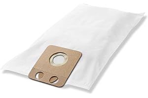 SAFE 'N CLEAN 10 filter bags for Nilfisk vacuum cleaner Family GD 1000, GD 1005, GD 1010, GD 2000, alternative to original filter bag 107413077, 107413076