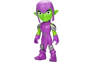 SPIDEY AND HIS AMAZING FRIENDS Marvel Spidey et Ses Amis Extraordinaires, Figurine Green Goblin géante de 22,5 cm, Jouet de Super-héros préscolaire