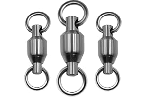 Phad Fishing 10/20PCS Kugellager Wirbel mit Geschweißtem Ringe Angel Zubehör Größe 0#~10# Ball Bearing Swivels 18lb-350lb