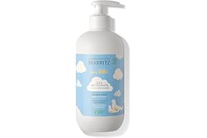 LABORATOIRE DE BIARRITZ Laboratoires de Biarritz - Eau Nettoyante Micellaire pour Bébé - Certifiée Bio - Apaise et Rafraîchit la Peau - Visage, Corps, Mains & Siège - 500 ml - Fabriquée en France