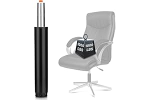 Zourglow Vérin Chaise de Bureau, Classe 4 Verin Fauteuil Bureau Capacité 1000LBS(450 kg), 300-450 mm de Longueur Réglable, Ressort à Gaz de Pression pour Chaise Gaming Bureau