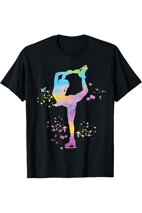 Bambino Maglietta Pattinaggio Su Ghiaccio Design Divertente