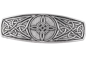 KKJOY Metalowa spinka do włosów z celtyckim węzłem, vintage, ręcznie wykonana, akcesoria ślubne, dla kobiet, dziewcząt, węzeł czarownic