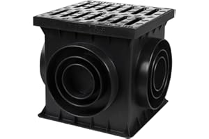 STABILO BEFESTIGUNGSTECHNIK Bodenablauf Guss 250x250x250mm B125 | Hofablauf, Hofsinkkasten, Gully, Sinkkasten