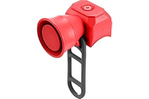 DOOCECIY Electric Bike Horn Loud, 5 Sound Modes USB Rechargeable