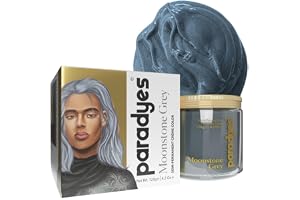 Paradyes Semi-permanent Moonstone Grey DIY Conditioner Based Hair Colour infused with Aloe-vera, Bhringaraj, Brahmi, Almonds & Amla 120 gm