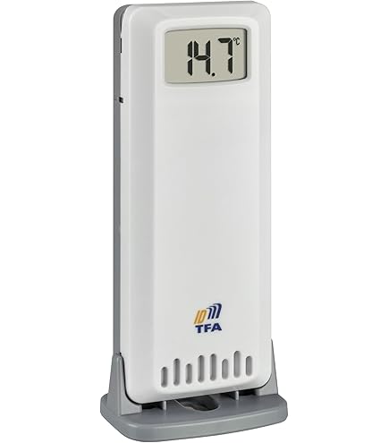 Pluviomètre Électronique Sans Fil TFA Dostmann - Émetteur Additionnel Pour Station Météo TFA.me, 868 MHz