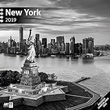 Image de New York 2019, Wandkalender / Broschürenkalender im Hochformat (aufgeklappt 30x60 cm) - Geschenk-Ka