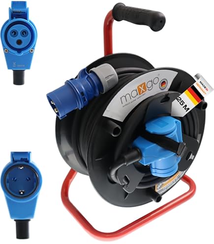Garant CEE 2 IP44 Camping/Maritieme kabelhaspel 25m H07RN-F 3G2,5