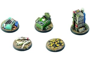 Modiphius Entertainment | Fallout Wasteland Warfare | Terrain Expansion: Objective Markers 2 | Miniatures | Unpainted