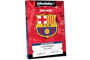 Tick&Box - Caja Regalo - Barça Basket - 1 Partido - 2 Entradas para 1 Partido en el Palau Blaugrana - A Elegit Entre los Partidos de Liga ACB