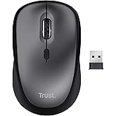 Trust 24549 YVI+ Silent Wireless Mouse - Black