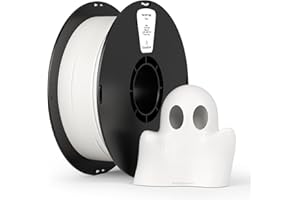 kexcelled ABS Filamento per Stampante 3D, 1,75 mm +/- 0,03 mm, Resistente a Temperature Elevate e Durabile, Adatto a la Maggior Parte delle Stampanti FDM, Bobina da 1 kg (2,2 lbs), Bianco