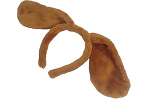 GENERIC Dog Headband Brown Floppy Dog Ears Puppy Ears Fancy Dress Costume Headbands For Kids Adults