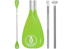 ‎TUXEDO SAILOR Tuxedo Sailor SUP Paddle, Adjustable Paddle for Stand-Up Paddling, Aluminium Floating Paddle, 3-Piece or 4-Piece Telescopic Paddle 2-in-1