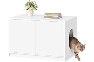 Fobyfurny Kattlåda med Skärm, Möbel för Dold Kattlåda, 80x50x51,5cm