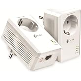 TP-Link TL-PA7017P Kit - PLC Kit, AV1000 Powerline Adapter, 1 GE Port | Expand your network through electrical wiring. No new