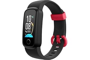 BIGGERFIVE Vigor Fitness Tracker Watch for Kids Girls Boys Ages 5-15, Activity Tracker, Pedometer, Heart Rate Sleep Monitor, IP68 Waterproof Calorie Step Counter Watch with Alarm Clock