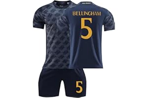 PANGKII R. Madrid Football Kits for Kids, 23/24 Tracksuit for Kids and Adults ，R. Madrid Home Away Soccer Jersey Boys' Football Training Shirts Men's Activewear Soccer Kit