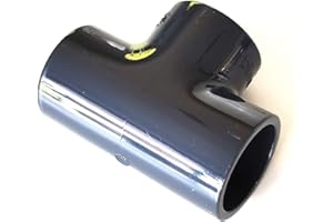 Té 90° PVC Pression – U / 63 mm intérieur F/F/F PN16 / Piscine et arrosage/égale