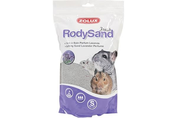 Zolux Terre à Bain Parfum Lavande pour Chinchilla Octodon/Gerbille 2 L