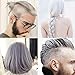 Travelmall Fresh and Natural Hairstyle Wax Instant Dynamic Modelling Hair Styling Clay Hair Mud Water Gel Hair Modelling Cream Silver Grey (Silver Grey)