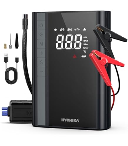 3000A Car Jump Starter: 12V Starter for 8.0L Petrol and Diesel