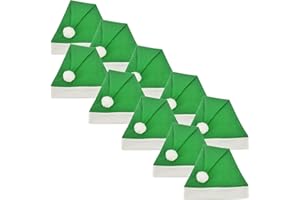 Ciffre Riesen Auswahl Weihnachtsmützen - Große Auswahl über 200 Varianten - Rot Blau Schwarz Gelb Grün Nikolausmützen Nikolausmütze 1, 2 3 5 10 20 100 200 500 er - 10.000 Pack