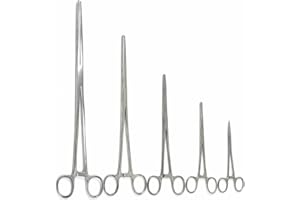 Panther Surgical Pinzas de acero inoxidable para quitar anzuelos, 10, 15, 10, 12 pulgadas, para pesca con mosca