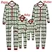 Produktbild Upxiang Familie passenden Weihnachten Pyjama Set Dad Mom Baby Weihnachten Nachtwäsche Nachtwäsche Mann Frauen Kind Erwachsene Pyjamas Nachtwäsche Party passenden Familie Pyjamas Overall (XXL, Mann /Grün)