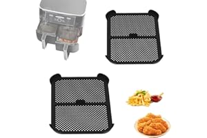 JXAXD 2 sztuki pryskającej frytkownicy na gorące powietrze, kompatybilna z Ninja AF400EU i AF451EU, akcesoria do frytkownicy na gorące powietrze, skuteczna ochrona przed pryskaniem, akcesoria do