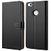 Produktbild HOOMIL Huawei P9 Lite 2017 Hülle, Handyhülle Huawei P9 Lite (2017) Tasche Leder Flip Case Brieftasche Etui Schutzhülle für Huawei P9 Lite 2017 / Huawei Honor 8 Lite/Huawei Nova Lite Cover - Schwarz