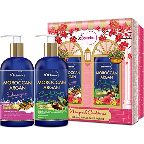 StBotanica Moroccan Argan Hair Shampoo + Argan Hair Conditioner, 300ml RS.1299 (35.00% Off) - Amazon StBotanica Moroccan Argan Hair Shampoo + Argan Hair Conditioner, 300ml RS.1299 (35.00% Off) - Amazon