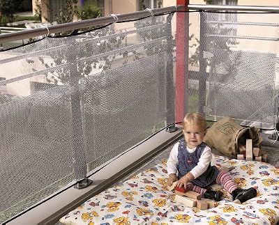 REER Filet de protection pour balcon 94cm x 294cm