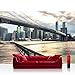 Price comparison product image Non-woven photo wallpaper 400x280 cm PREMIUM PLUS Wall Mural Photo Wallpaper Picture - NEW YORK BROOKLYN BRIDGE SKYLINE - New York USA Skyline Sephia Brooklyn Bridge NYC - no. 043