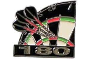 PIN MANIA 180 Darts Treble 20 High Score Dart Board Metal Enamel Pin Badge Lapel Brooch