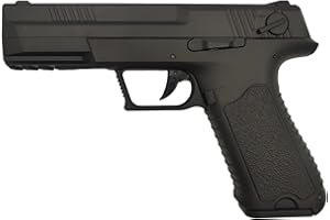 SAIGO DEFENSE Airsoft-Pistolet électrique G18C AEP CM127-Mode Coup Unique ou rafales-Couleur Noir-Plastique et métal-Puissance 0.5 Joule