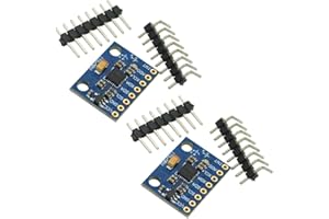 Aihasd 2PCS GY-521 Module MPU-6050 3 Axes Gyroscope + 3 Axes Accelerometre Module pour Arduino