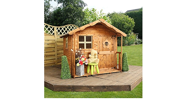 mercia tulip wooden playhouse and activity set