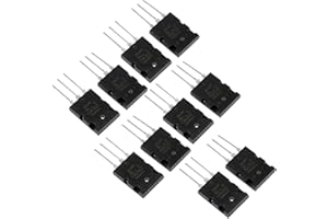 JEANOKO Transistor audio a lunga durata 5 paia 2SC5200 Amplificatore di potenza nero Circuito fai da te ad alta potenza per progetti di elettronica di costruzione