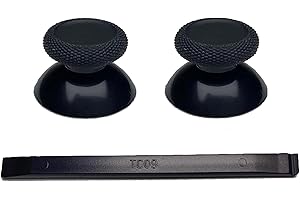 BODYA Lot de 2 capuchons de joystick analogiques pour manette Meta Oculus Quest 2 Noir