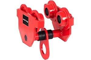 Steinberg Systems Carrello Porta Paranco a Spinta Carrello Manuale Con Catena SBS-RT-1000N2 (1.000 kg, 65-110 mm)