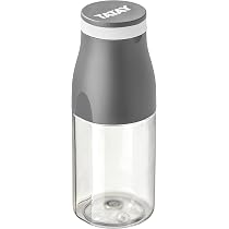 Bouteille Réutilisable Ibili Pour Enfant - Gris, 200ml Borosilicate - Sans BPA - Anti-Choc