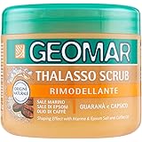 GEOMAR | Thalasso Scrub Corpo Rimodellante, Con Sale Marino, Sale di Epsom, Olio di Caffe ed estratti di Guaranà e Capsico, M