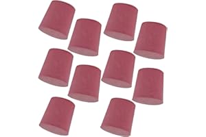 Almost Off Grid Lot de 10 bouchons solides en caoutchouc pour demi-johns, brassage maison, vinification, fabrication d'hydromel, fabrication de bière, cidre, fermentation