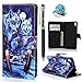 Produktbild Sony Xperia XA Hülle,KASOS Case Bunt Gemalt Book Type PU Leder +TPU Innere Tasche Brieftasche Etui Magnetverschluss Ledertasche Cover Handyhülle,snow Wolf+ Stöpsel Staubschutz+Eingabestift
