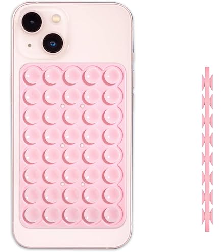 Ventosa Per Telefono KOLZEMV 4-pack | Supporto Per Selfie E Video | Si Attacca A Specchi E Finestre | Antiscivolo Per Ogni Modello