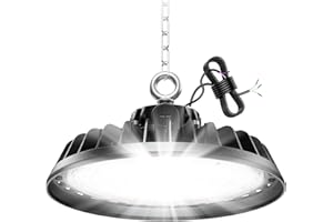 RUISUN UFO 240W LED High Bay Projecteur Garage Light 40800LM Éclairage pour Atelier 6000K 120°Éclairage IP65 Lampe Industrielle Dimmable 140W/190W/240W Usines Entrepôts de Construction Garages Stades